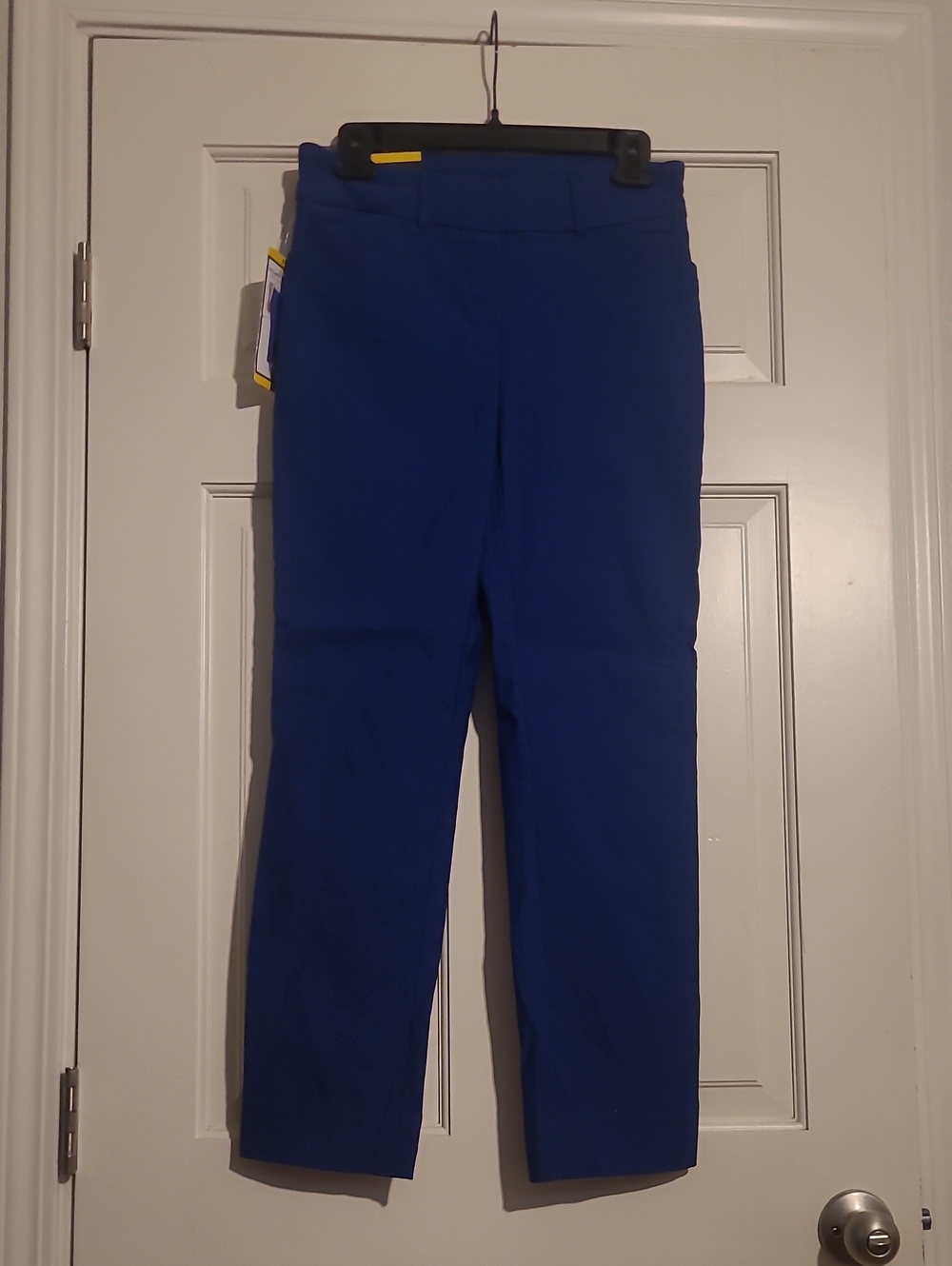 Hilary Radley Straight-Leg Pants in Royal Blue Size 6